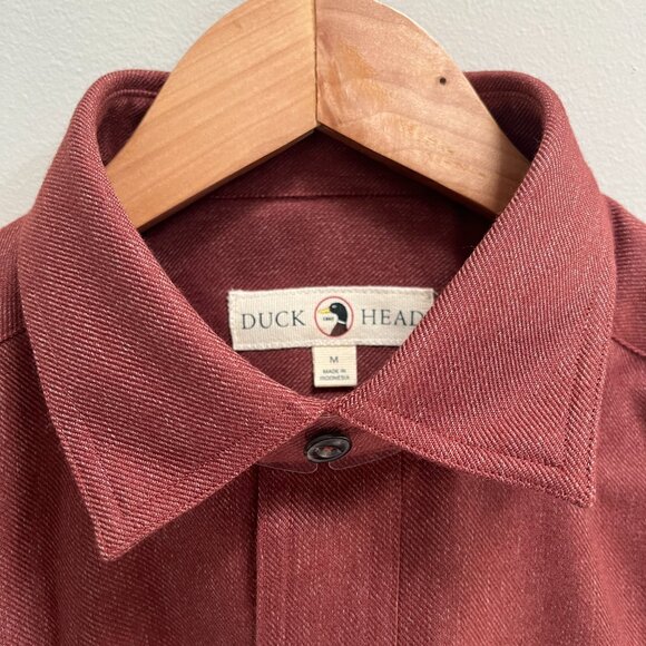 Duck Head Performance Flannel Men's Button Down Shirt Wicking Medium New - Picture 2 of 7